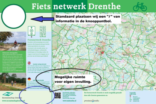 Fietsknooppuntenkaart op maat